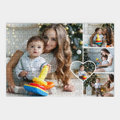Puzzle Personalizzato Collage Foto Cuore