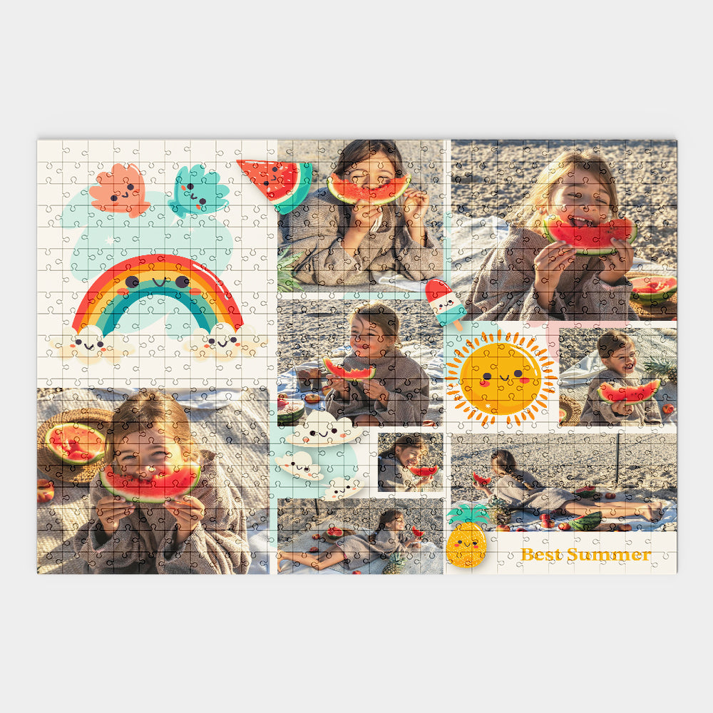 Puzzle Personalizzato Collage Foto Infantile
