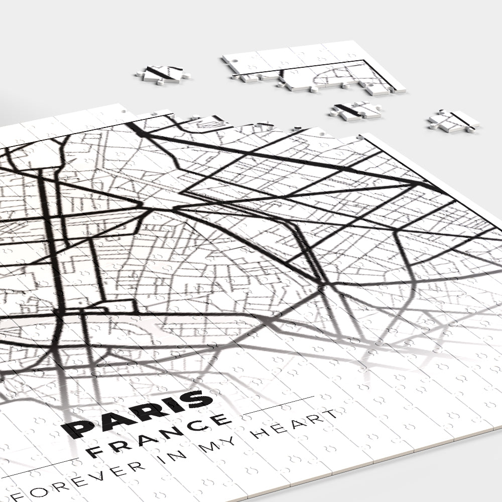 Puzzle Personalizzato Mappa Città