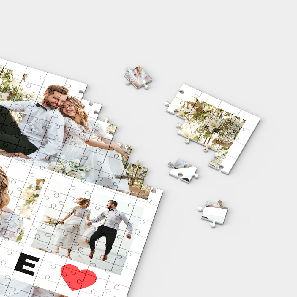 Puzzle Personalizzato Collage Foto Amore