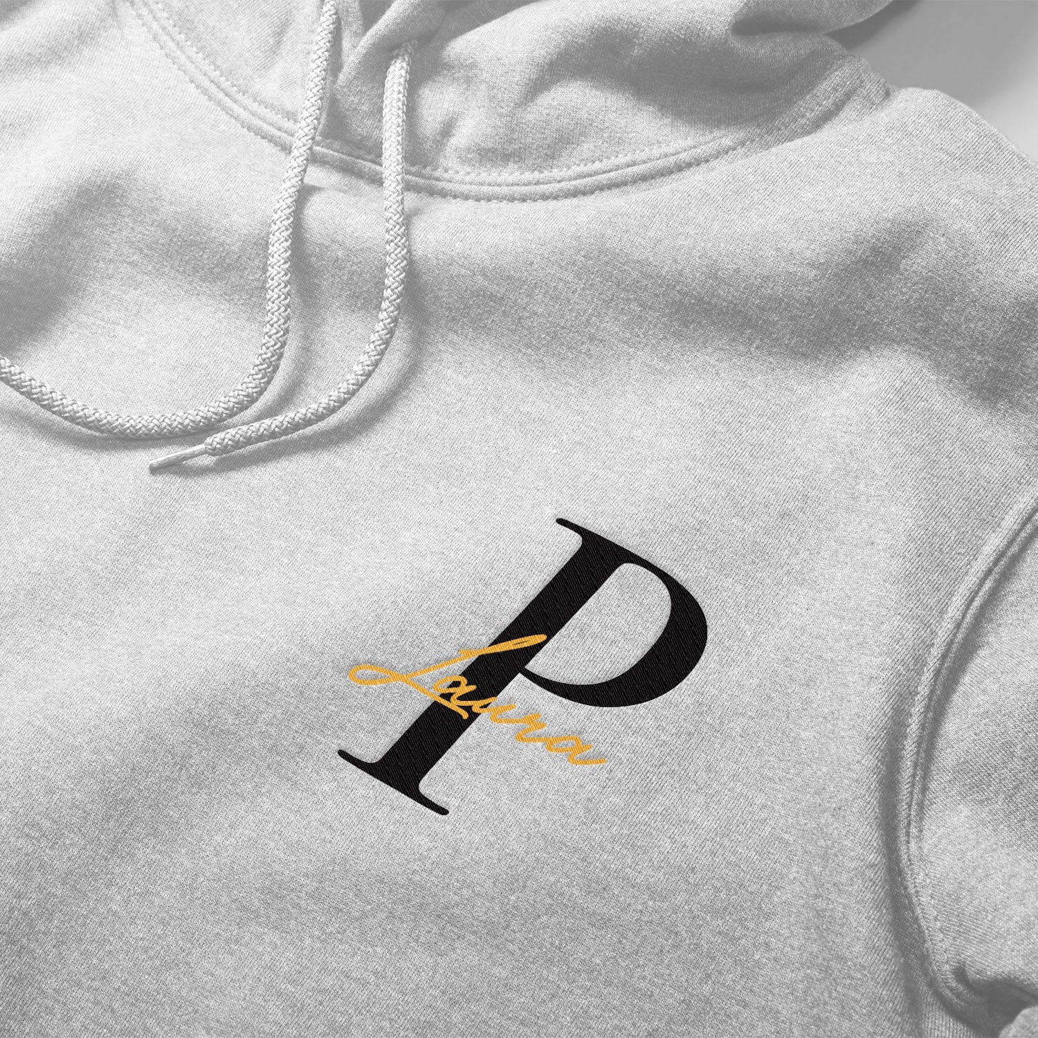 Personalized Hoodie Initial Letters