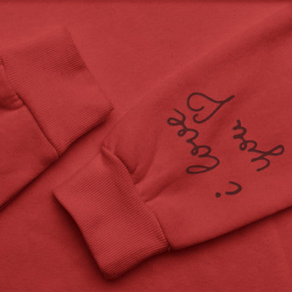 Personalized Hoodie Personalized Handwritten Message
