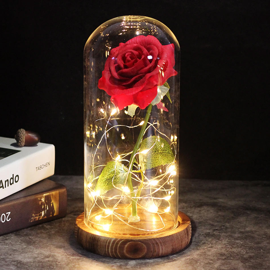 Eternal Rose Love With Lights